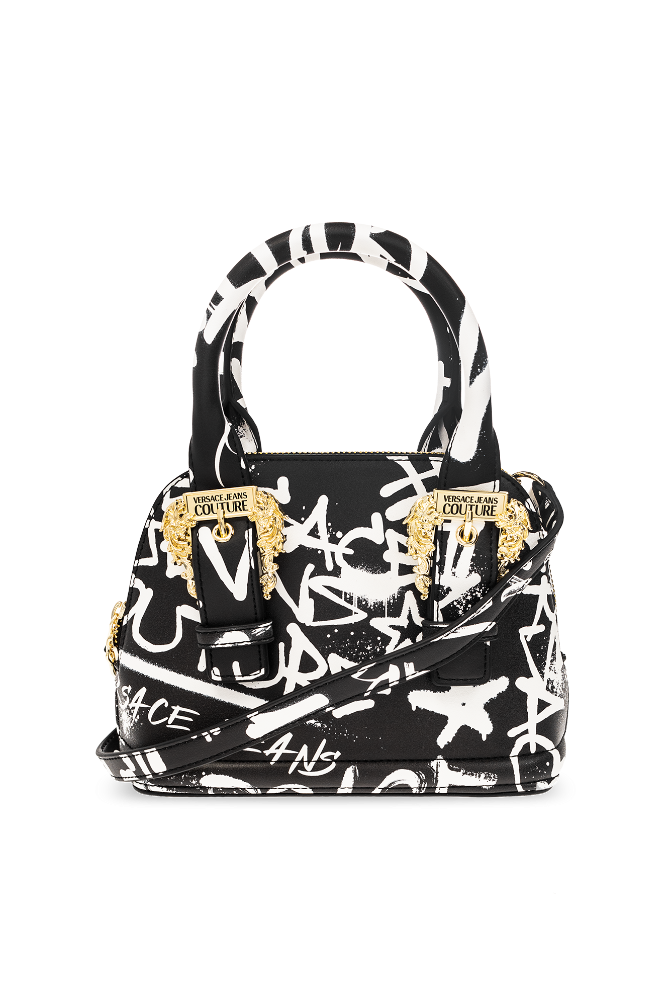 Black Printed shoulder bag Versace Jeans Couture Vitkac GB